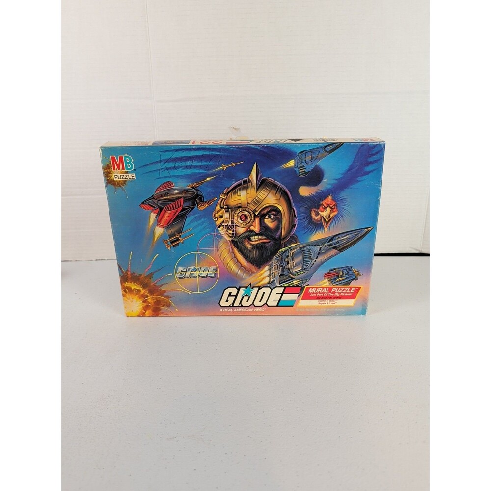 GI Joe Mural Puzzle 1988 Vintage Complete 221 Pieces Milton Bradley